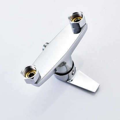 Brass Shower Faucet Mixer Valve Shower Head Hidden
