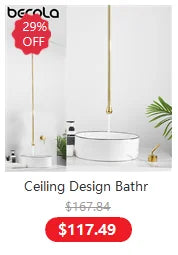 Becola Wall Mounted Faucet Spout Square Round Brass