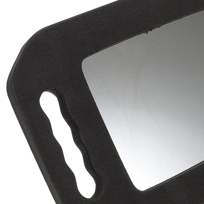 Handheld Barber Mirror Rectangle Shape Foam Back Wall