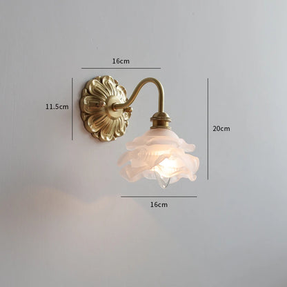 Iwhd Nordic Modern Led Wall Lamps Sconce Copper
