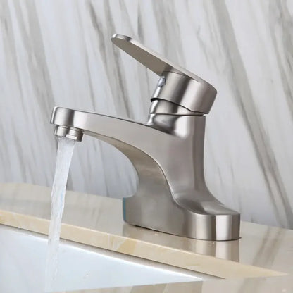 Washbasin Sink Faucet Deck Mounted 304 Stainless Steel