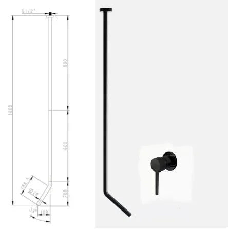 Ceiling Faucet Wall Style Bathroom Mixer Cold Ceiling