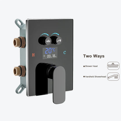 Digital Wall Mounted Shower Mixer Valve 2/3 Way