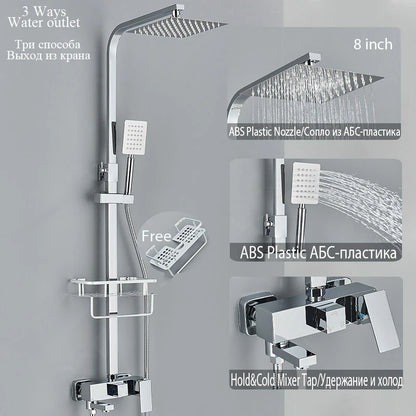 Black Shower Faucet Ways Showers Faucet Systems Adjustable