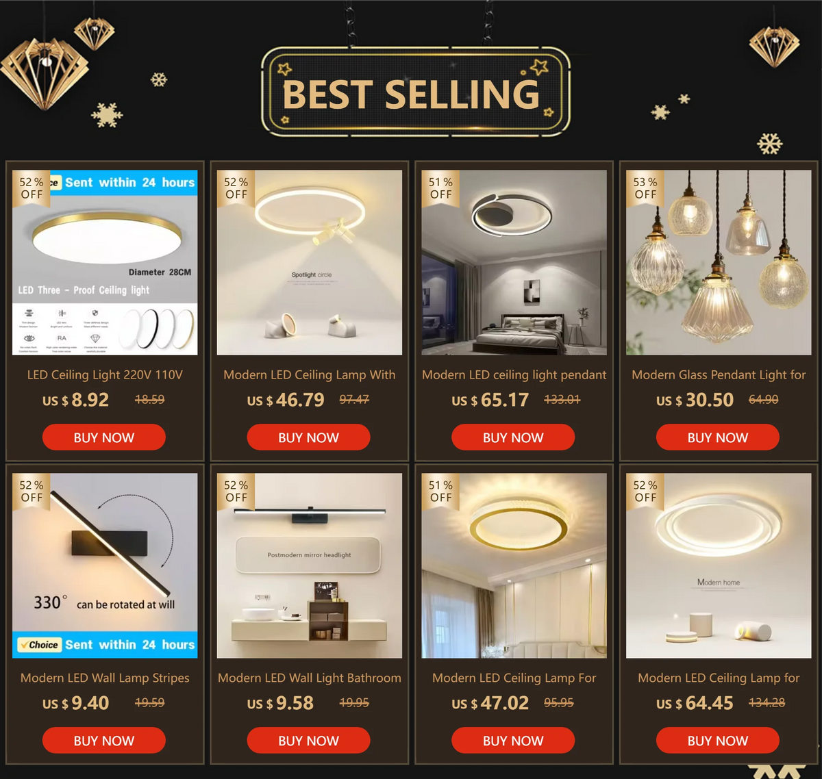 Modern Led Wall Lamp Bathroom Mirror Lamp Retractable