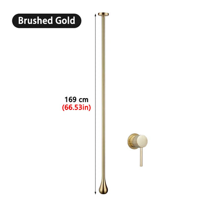 Brushed Gold Bathroom Faucet Ceiling Design Basin Faucets
