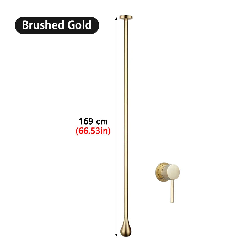 Luxury Hidden Bathroom Faucet Ceiling Design Cold Mixer