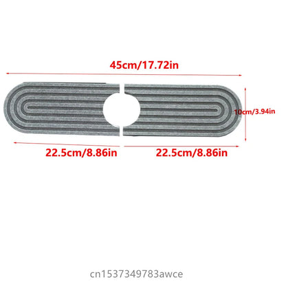Faucet Mats Sink Water Absorbent Stone Sink Tray