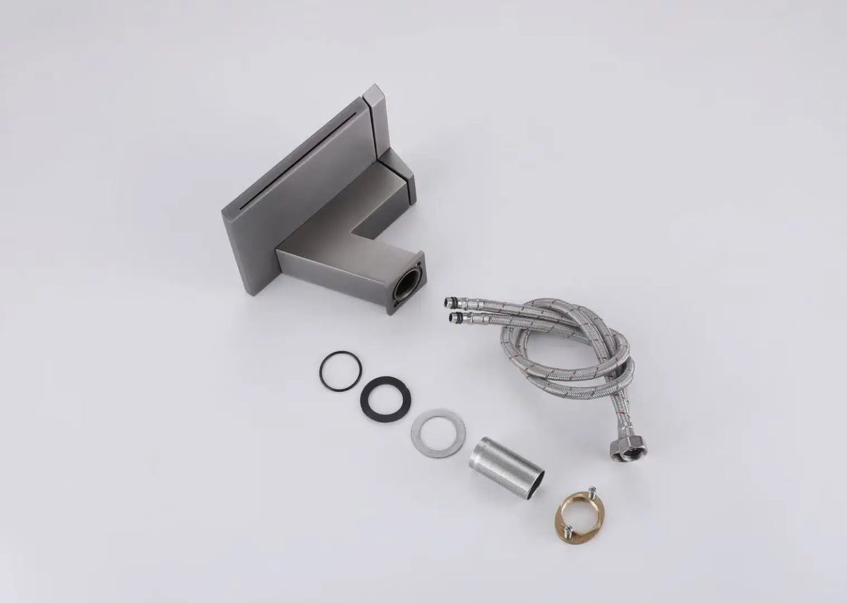Waterfall Basin Cold Mixer Crane Faucet Copper Hotel