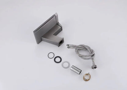 Waterfall Basin Cold Mixer Crane Faucet Copper Hotel