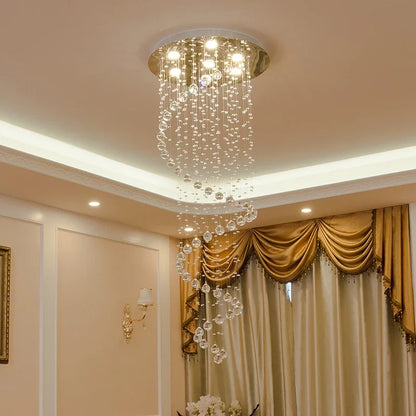 Modern Led Ceiling Chandeliers Light Fixture Staircase Luxury