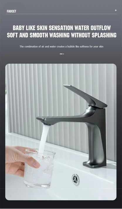 Nhlyx Modern Bathroom Sink Faucet Handle Deck Mounted