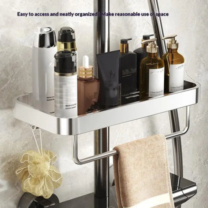 Bathroom Shelf Shampoo Soap Holder Shower Tray Toilet