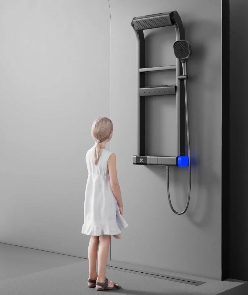 Multi-Function Thermostatic Shower System Digital Display High