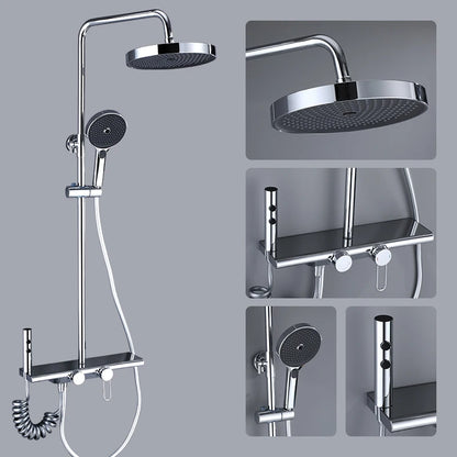 Vgx Luxury Chrome Shower System Four-Function Bathroom Shower