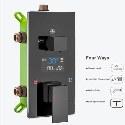 Digital Wall Mounted Shower Mixer Valve 2/3 Way