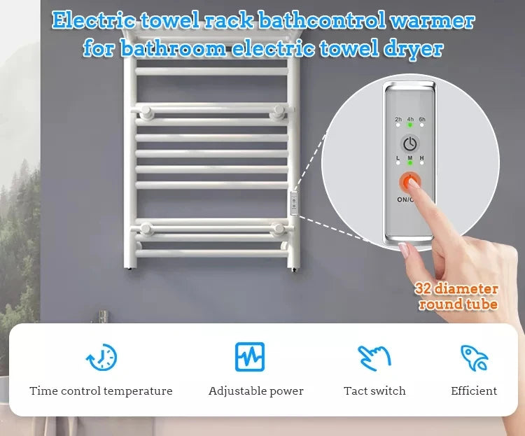 Electric Bathroom Towel Rack 300w Heater Towel Rail