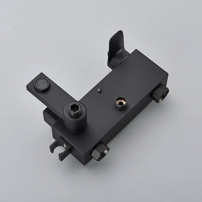Black Smart Thermostatic Shower Faucet Bathroom Intelligent