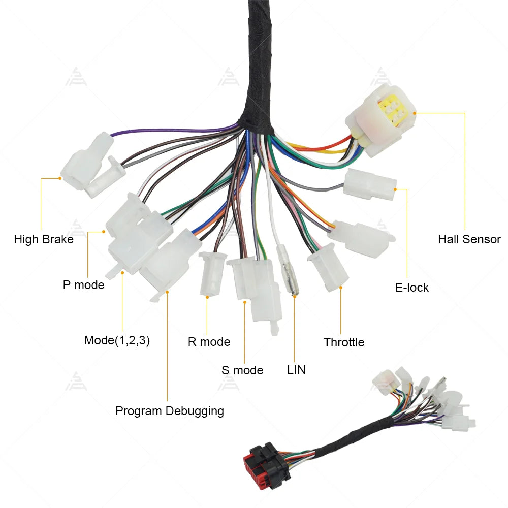 Votol Em200-2sp 72v 600a Can Controller Enlarged Heat