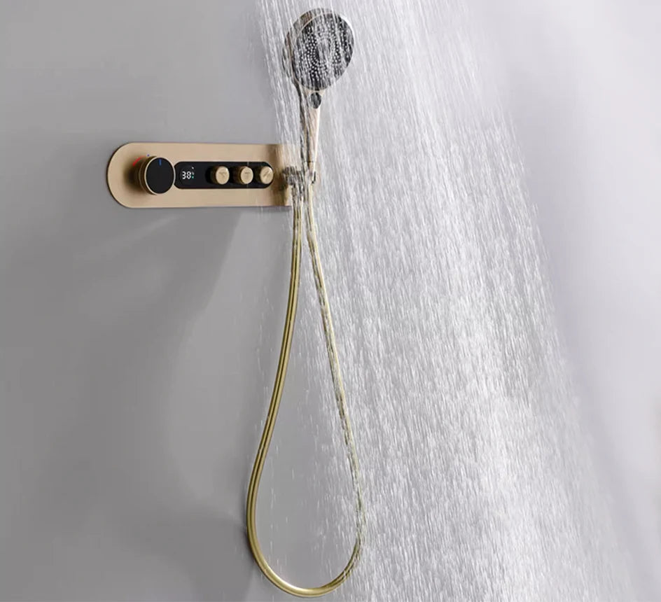 Vgx Concealed Thermostatic Shower System Temperature Digital