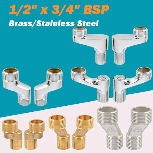 1/2 3/4 Bsp Male Tap Reducer Bath Shower