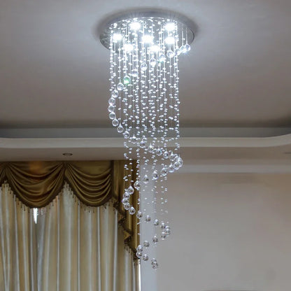 Modern Led Ceiling Chandeliers Light Fixture Staircase Luxury