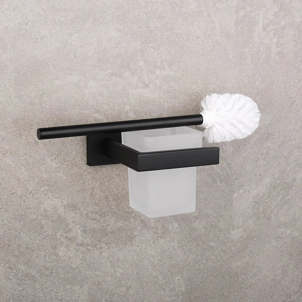 Matte Black Bathroom Hardware 304 Stainless Steel Towel