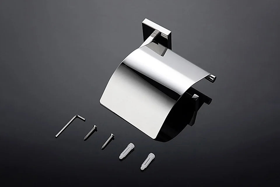 Stainless Steel Bathroom Hardware Mirror Chrome Polished Towel