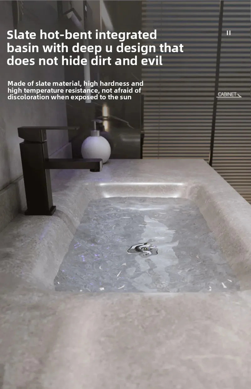 Rock Plate Integrated Basin Bathroom Washbasin Washbasin Bathroom