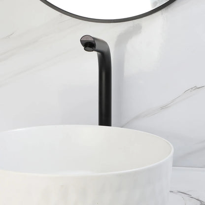 Kemaidi Matte Black Touchless Sensor Bathroom Sink Faucet