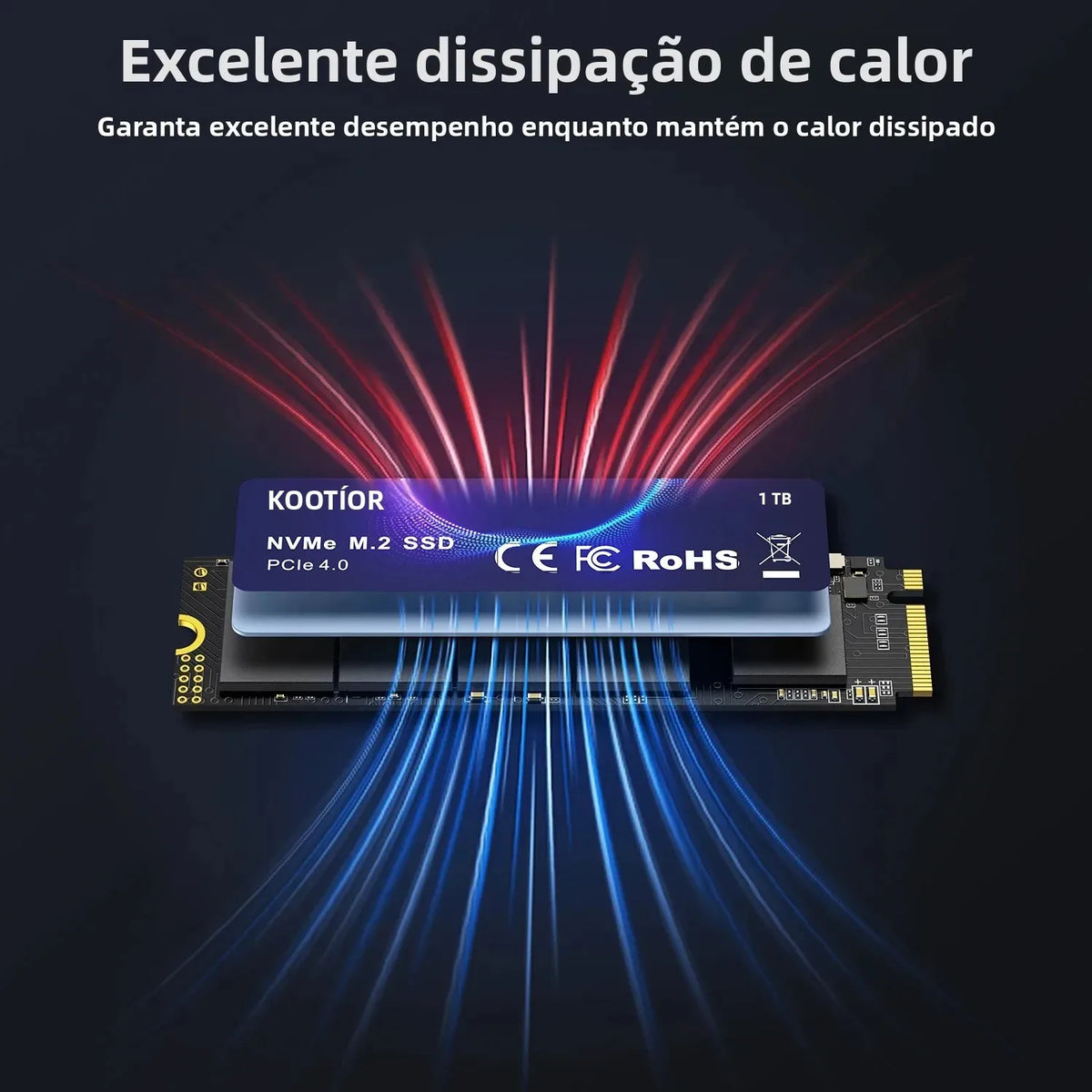 Kootion M2 Nvme Ssd 1tb Gen4 7200mb/S Pcie4