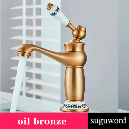 Nordic Lamp Shape Creative Design Bathroom Basin Faucet