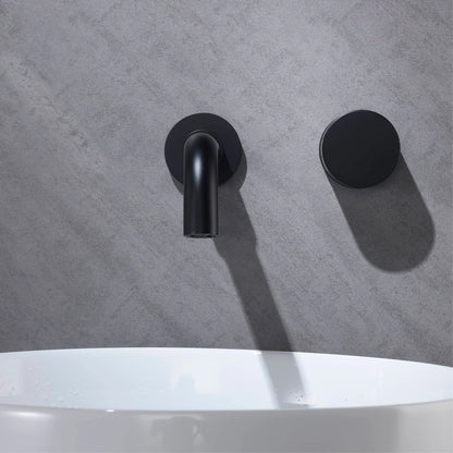 Aitana Luxury Brass Brushed Nickel Bathroom Faucet Simple