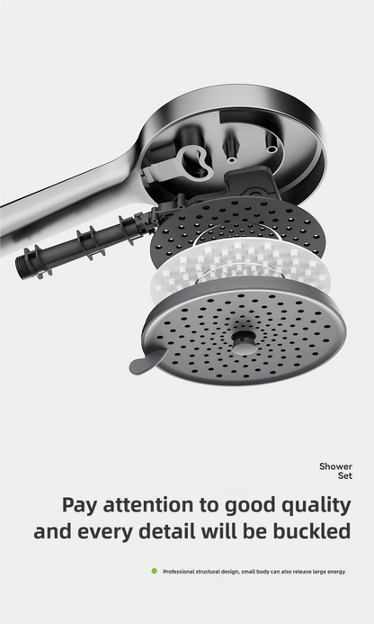 Gray Bathroom Shower Rainfall Shower Faucet Apartment Hotels