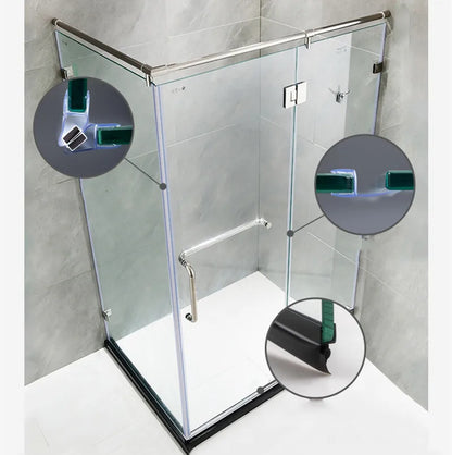 6/8/10/12mm Shower Screen Seal Strip Pvc Frameless Glass