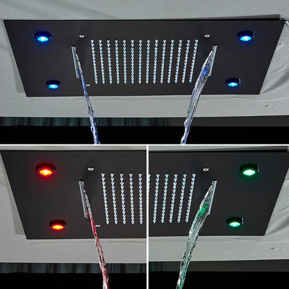 Digital Display Thermostatic Rain Shower System 14 20