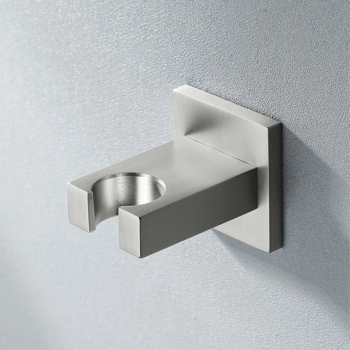 Wall-Mounted Shower Base Chrome Black Gold Square Hand-Held
