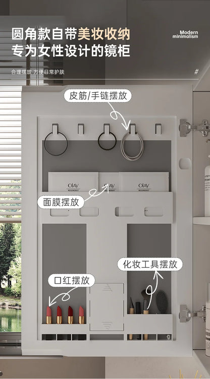 Led Light Ensuite Bathroom Cabinet Basin Designs Mirror