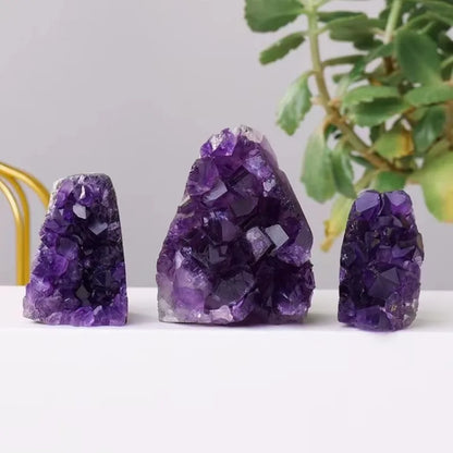 Natural Uruguay Amethyst Cave Purple Deode Ornaments Treasure