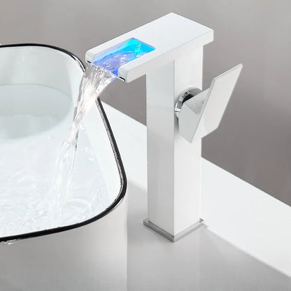 Black Bathroom Sink Faucet Hole Cold Water Mixing