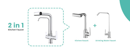 Feiyu Touch Filter Sink Faucet Pull Down Cold