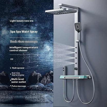 Spa Waist Spray Digital Bathroom Shower Ambient Lighting