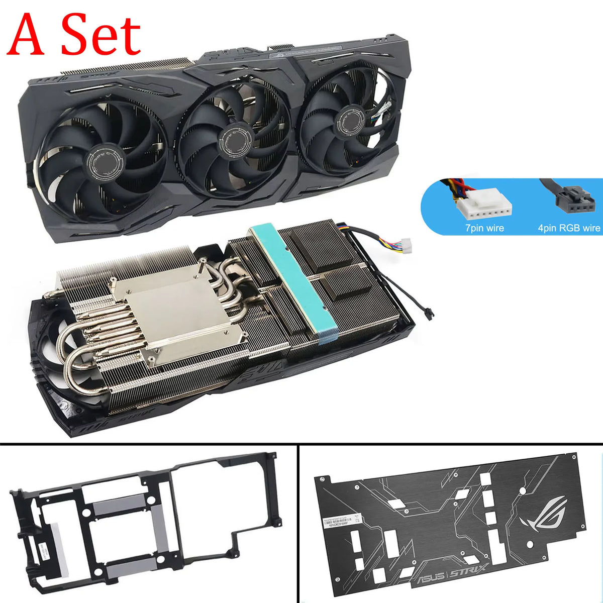 Rtx2080ti Video Card Heatsink Rgb Asus Rog Strix