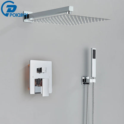 Concealed Chrome Shower Bathroom Shower Faucet Bath Shower