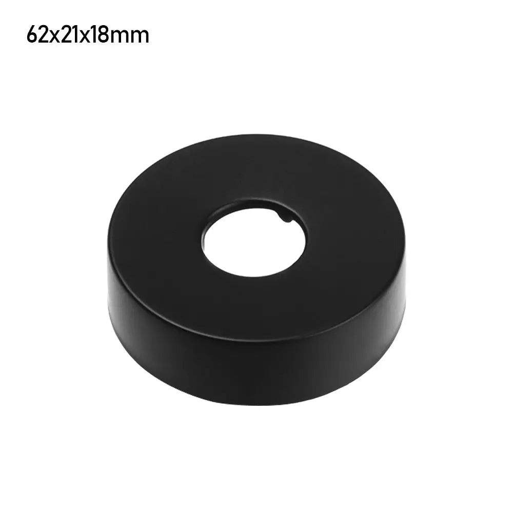 1pcs Black Shower Faucet Decorative Cover Chrome Finish