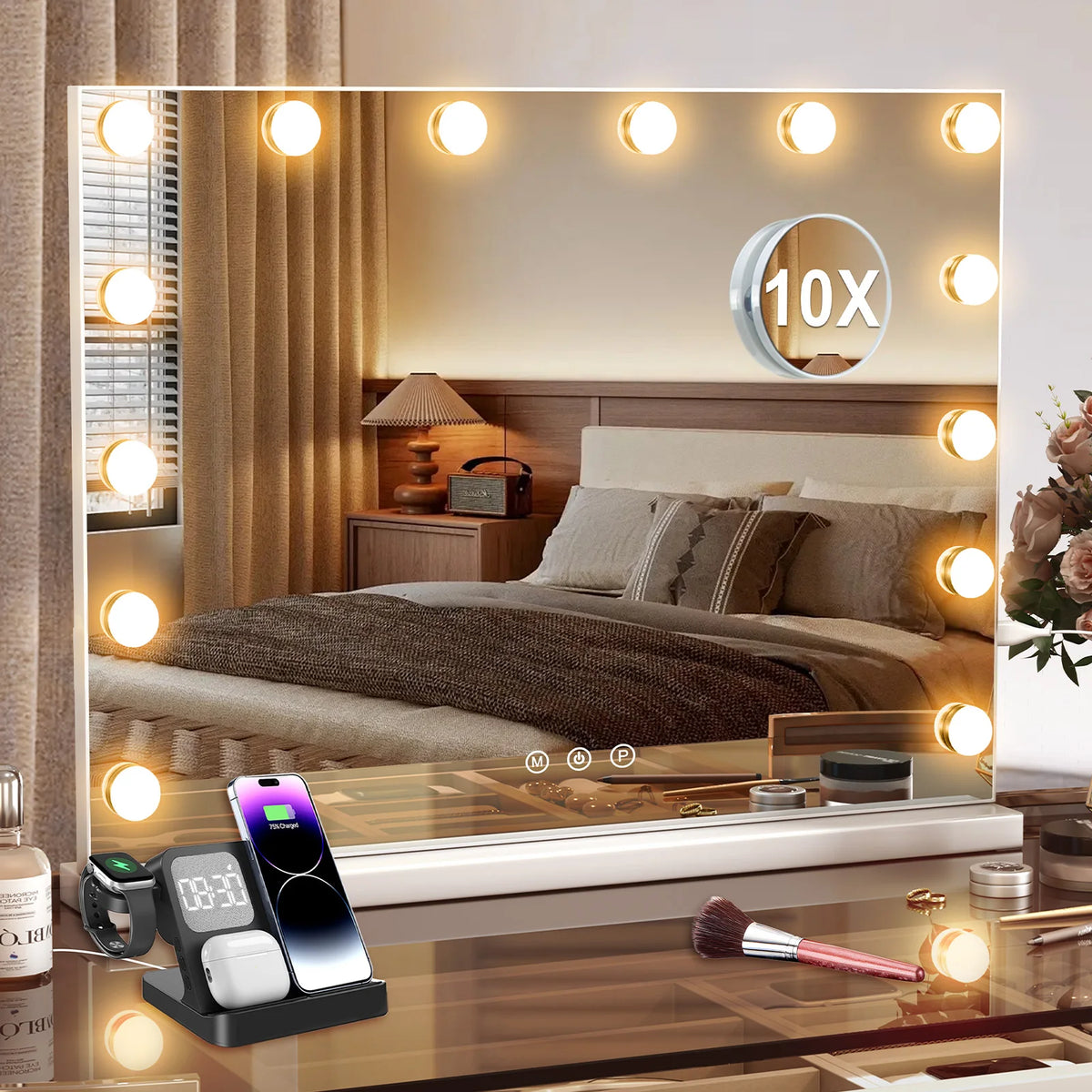 Uk Hollywood Mirror Vanity Make Up Mirror Lights