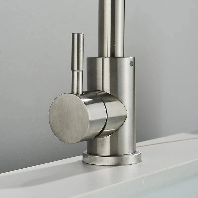 Black Nickel Bathroom Basin Faucet 304 Stainless Steel
