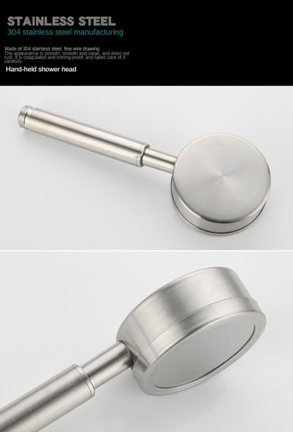 Premium High Pressure Rainfall Shower Combo Stainless Steel
