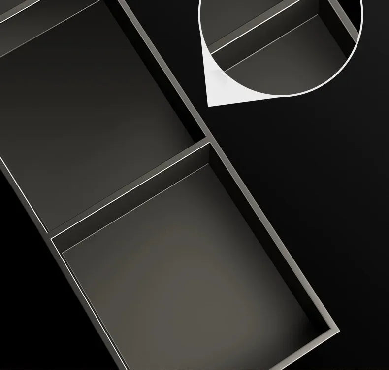 Stainless Steel Niche Bathroom Shelf-Embedded Tv Cabinet Style