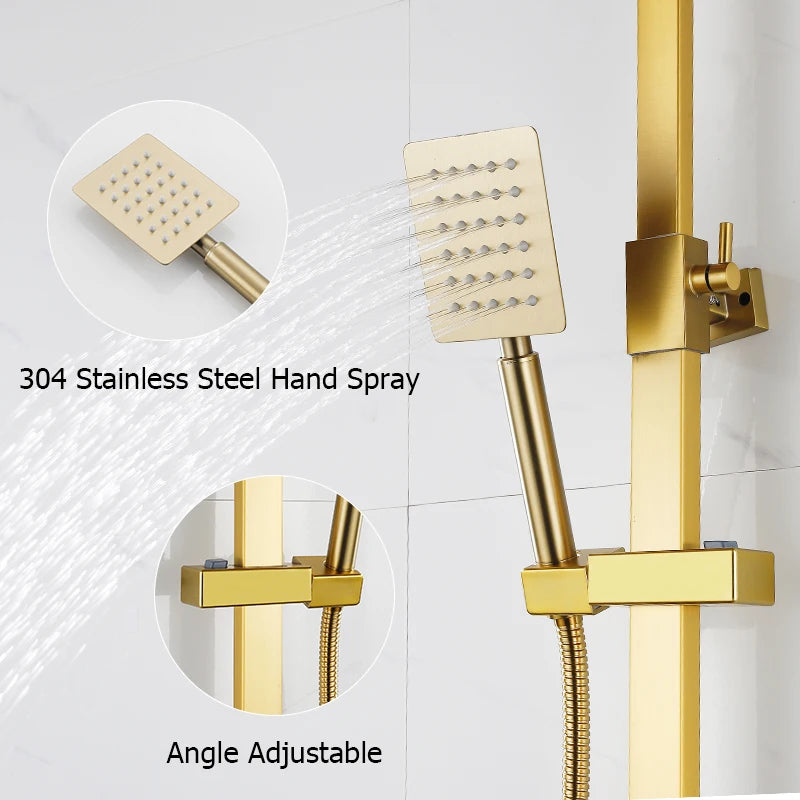 Oxg Shower Faucet Digital Display Bathroom Shower Rain